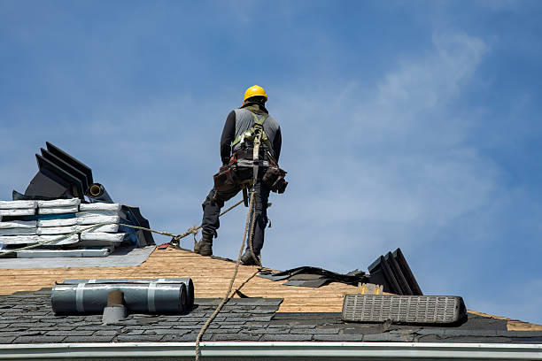Professional Gutter Installation technician working in Inwood, WV